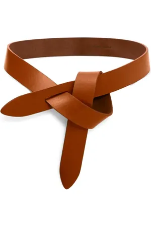Isabel Marant Lecce Knotted Leather Belt in at Nordstrom, Size Small