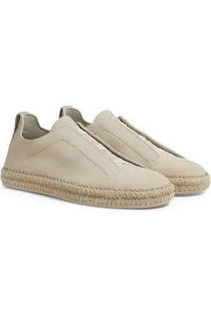 Ermenegildo Zegna Triple Stitch Espadrille Slip-On Sneaker in at Nordstrom, Size 10Us