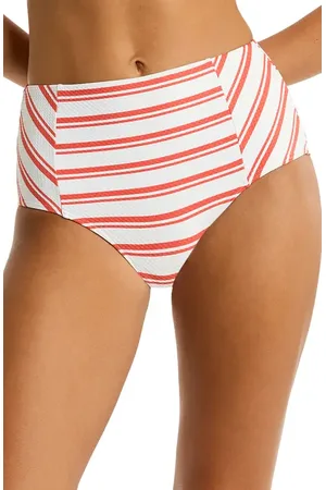 SEA LEVEL Biarritz Panelled High Waist Bikini Bottoms in at Nordstrom, Size 4 Us