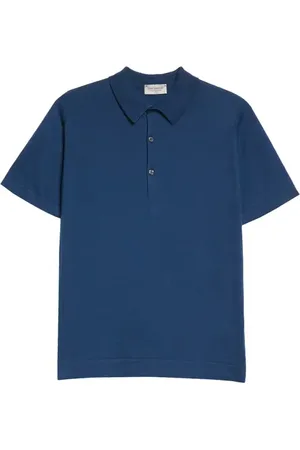 JOHN SMEDLEY Mycroft Cotton Polo Sweater in at Nordstrom, Size Small