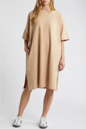Dressed in Lala Ultimate Stretch Cotton T-Shirt Dress in at Nordstrom, Size Small