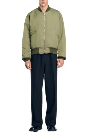 Sandro Zip-up bomber jacket in at Nordstrom, Size Medium