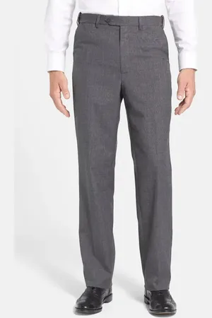 Berlei Self Sizer Waist Plain Weave Flat Front Washable Trousers in at Nordstrom, Size 36 X