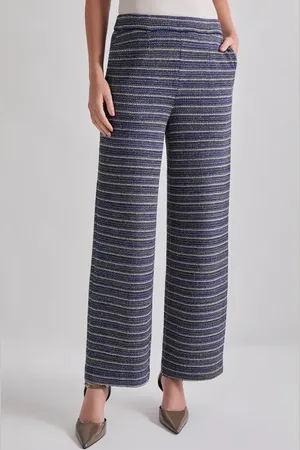 Misook Tweed Straight Leg Pants in at Nordstrom, Size Medium
