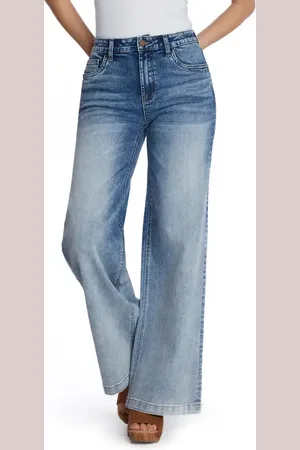 HINT OF BLU High Waist Wide Leg Jeans in at Nordstrom, Size 25