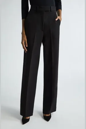 ST. JOHN Stretch Cady Straight Leg Pants in at Nordstrom, Size 16