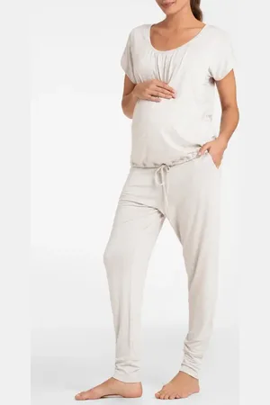 Séraphine Short Sleeve Maternity/Nursing Longewear Set in at Nordstrom, Size X-Small