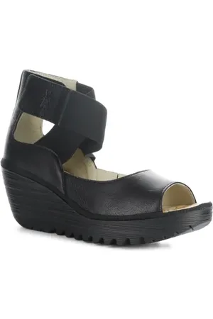 Fly London Yefi Platform Wedge Sandal in at Nordstrom, Size 5.5Us