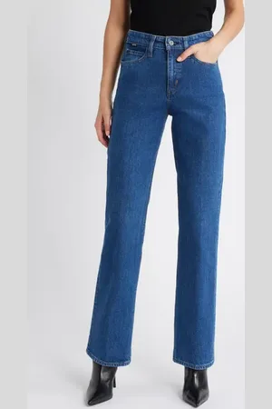 HUGO BOSS Parkway High Waist Flare Leg Jeans in at Nordstrom, Size 25 X 32