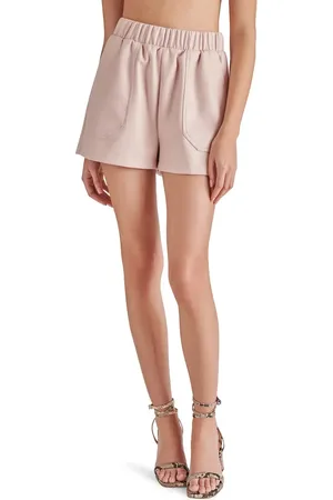 Steve Madden Faux the Record Faux Leather Shorts in at Nordstrom, Size X-Small