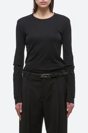 Helmut Lang Astro Crew Silky Long Sleeve T-Shirt in at Nordstrom, Size X-Small