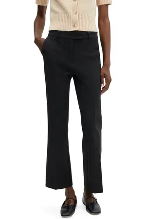MANGO Crop Straight Leg Pants in at Nordstrom, Size 1