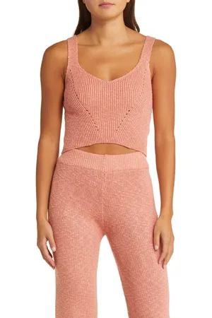 Rip Curl Tropics Knit Crop Tank in at Nordstrom, Size Large