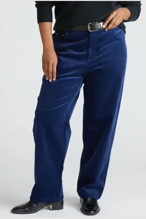 UNIVERSAL STANDARD Cassidy High Waist Corduroy Straight Leg Pants in at Nordstrom, Size 36W