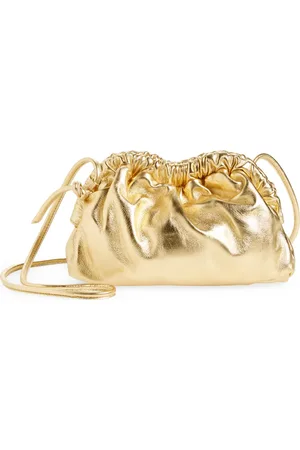 Mansur Gavriel Mini Cloud Metallic Leather Clutch in at Nordstrom