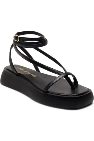 Free People Winnie Ankle Strap Platform Sandal in at Nordstrom, Size 10