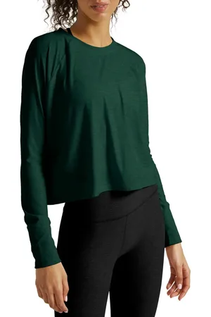 Beyond Yoga Featherweight Long Sleeve T-Shirt in at Nordstrom, Size X-Large