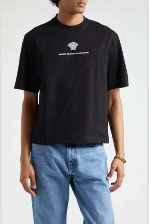 VERSACE Medusa Head Cotton Jersey T-Shirt in at Nordstrom, Size Medium