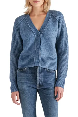 Steve Madden Beckie V-Neck Cardigan in at Nordstrom, Size Large