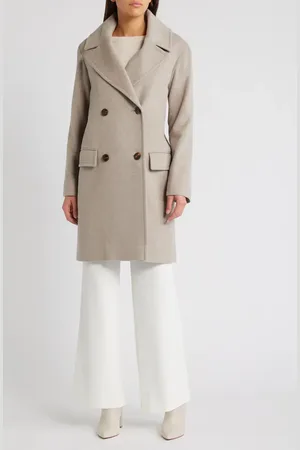 Fleurette Juliet Double Breasted Wool Coat in at Nordstrom, Size 6