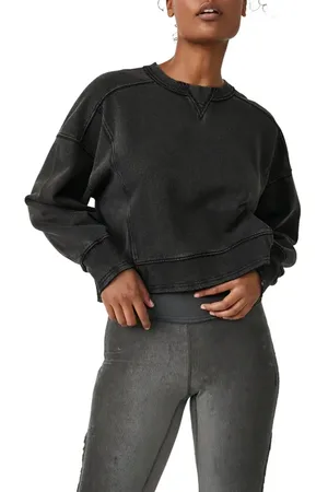 Free People FP Movement Intercept Cotton Blend Sweatshirt in at Nordstrom, Size X-Small
