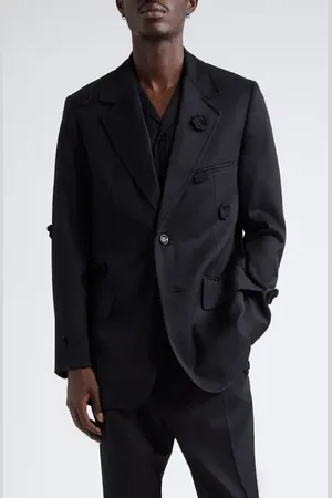 SONG FOR THE MUTE Daisy Oversize Wool Blazer in at Nordstrom, Size 40 Us