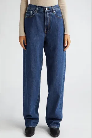 Loulou de Saison Samur High Waist Tapered Leg Jeans in at Nordstrom, Size 25