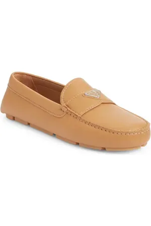 Prada Triangle Logo Driving Loafer in at Nordstrom, Size 8Us