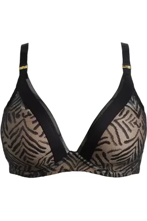 Chantelle Graphic Allure Underwire Plunge T-Shirt Bra in at Nordstrom, Size 32E