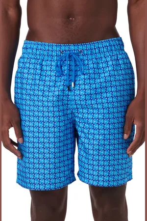 Bugatchi Cosmo Print Swim Trunks in at Nordstrom, Size Large