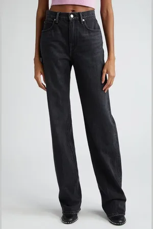 Alexander Wang EZ Relaxed Straight Leg Jeans in at Nordstrom, Size 26