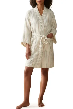 Coyuchi Organic Cotton Robe in at Nordstrom, Size Large