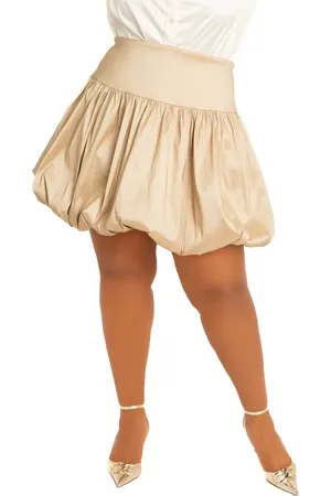 BUXOM COUTURE Bubble Hem Miniskirt in at Nordstrom, Size 3 X