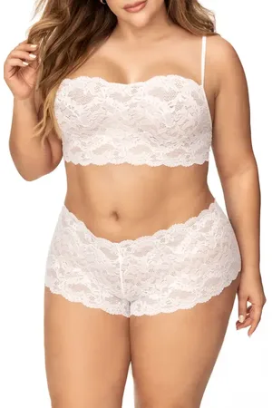 Mapalé Lace Bralette & Boyshorts Set in at Nordstrom, Size 2X