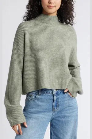 BP. Oversize Cozy Mock Neck Sweater in at Nordstrom, Size X-Large