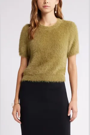 Open Edit Eyelash Sweater in at Nordstrom, Size X-Small