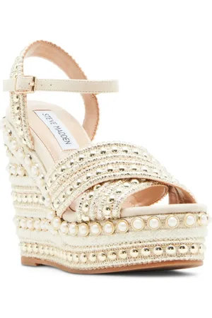 Steve Madden Juniper Platform Wedge Sandal in at Nordstrom, Size 11