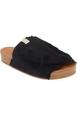 VISVIM Christo Folk Slide Sandal in at Nordstrom, Size Medium