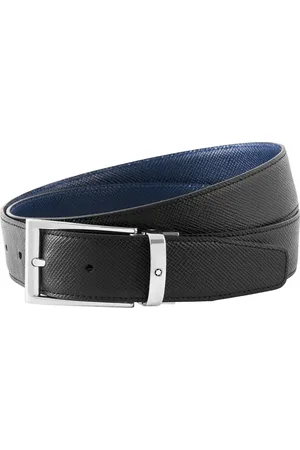 Montblanc Reversible Saffiano Leather Belt in at Nordstrom
