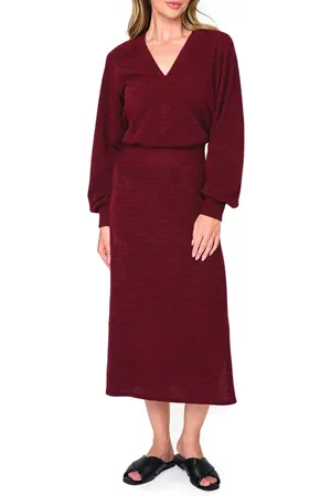 GIBSONLOOK Long Sleeve Sweater Dress in at Nordstrom, Size Xx-Small