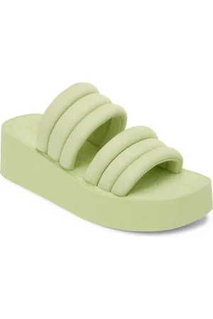 Roxy Totally Tubular Platform Wedge Slide Sandal in at Nordstrom, Size 10