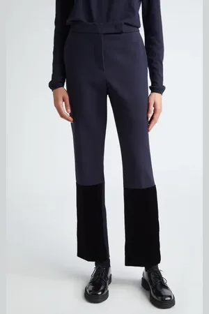 Max Mara Aire Colorblock Camel Hair Trousers in at Nordstrom, Size 0