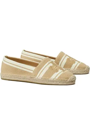 Tory Burch Double T Jacquard Espadrille in Cammello /Ash at Nordstrom, Size 6.5