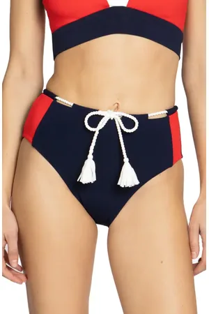 Robin Piccone Babe High Waist Bikini Bottoms in at Nordstrom, Size Large
