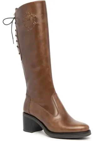 Nero Giardini Lace Up Tall Boot in at Nordstrom, Size 7Us