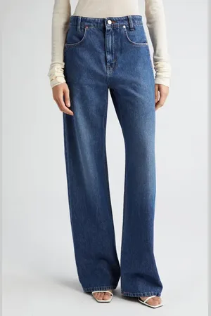 BITE Ease High Waist Straight Leg Organic Cotton Denim Jeans in at Nordstrom, Size 24