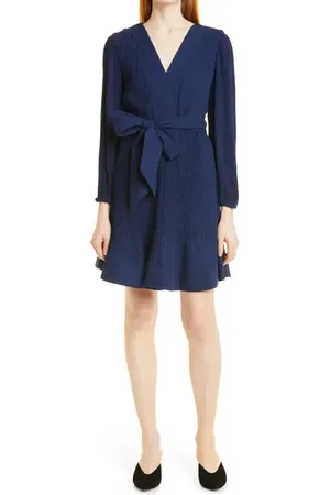 Milly Liv Long Sleeve Minidress in at Nordstrom, Size 0