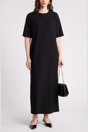 Nordstrom Short Sleeve Stretch Twill Dress in at , Size X-Small