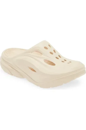 Hoka One One Gender Inclusive Ora Recovery Mule in Vanilla /Vanilla at Nordstrom, Size 8 Women