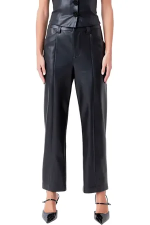Endless Rose Faux Leather Pants in at Nordstrom, Size Medium